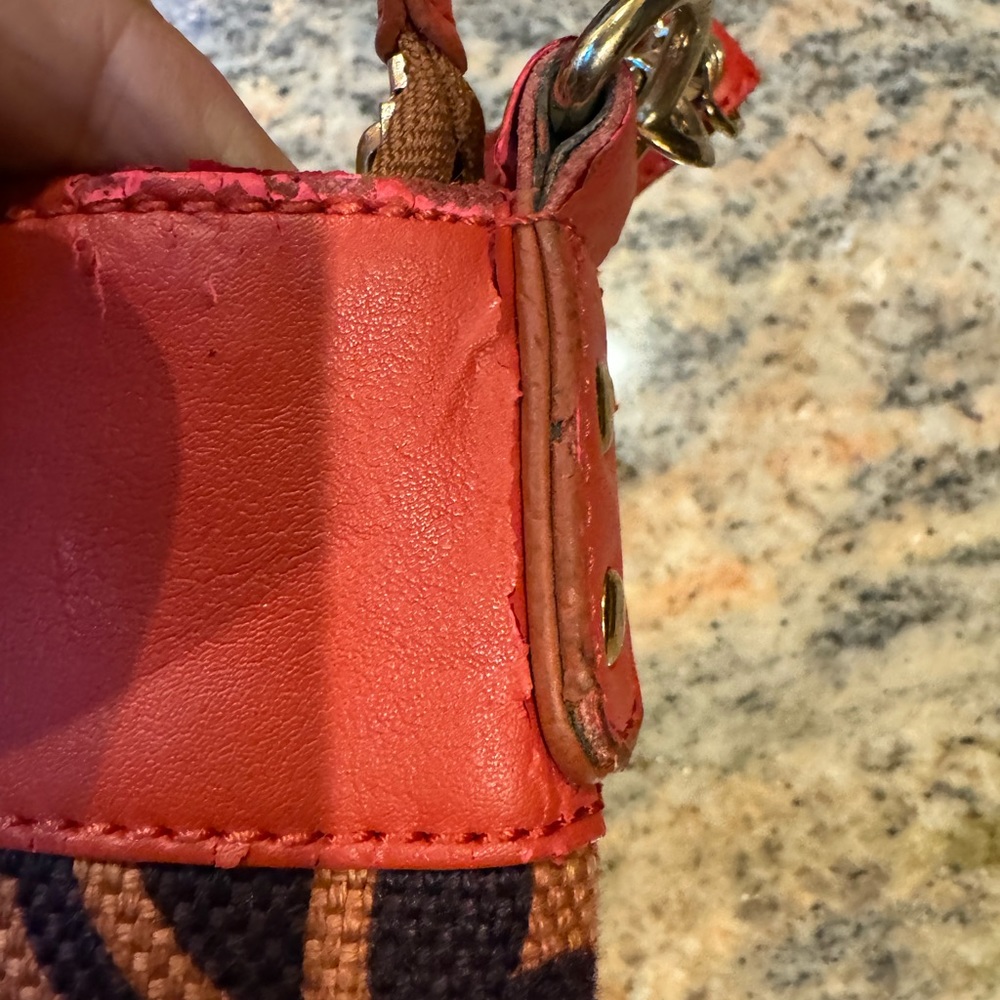 Spartina 449 brown and orange purse. Can be used as crossbody. - Picture 9 of 16